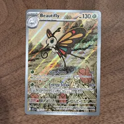 Beautifly 219/217- Ascended Heroes - Pokemon TCG - Illustration Rare - Near Mint - Image 1