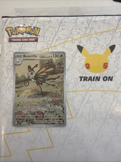 Pokemon TCG Beautifly 219/217 Secret Rare Ascended Heroes Nm/M Pack Fresh - Image 1
