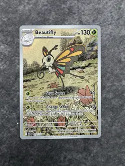 Pokemon TCG Beautifly 219/217 Ascended Heroes Illustration Rare MINT MINT MT - Image 1