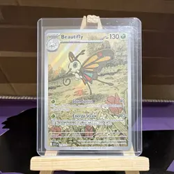 Pokemon TCG Beautifly 219/217 Ascended Heroes Illustration Rare Full Art Holo - Image 1