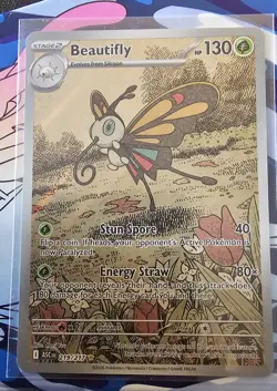 Pokemon TCG Beautifly 219/217 Illustration Rare – Ascended Heroes – Near Mint/M - Image 1