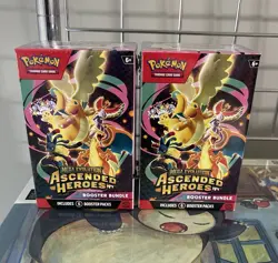 Pokemon TCG Mega Evolution Ascended Heroes Booster Bundles Sealed! Lot Of 2! - Image 1