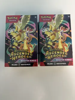Lot of 2 Pokemon TCG Mega Evolution Ascended Heroes Booster Bundles Sealed - Image 2