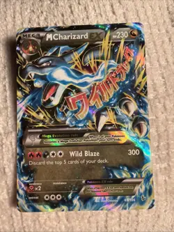 M CHARIZARD EX 69 Holo Pokemon XY 2014 Flashfire - NM Mega Evolution 69/106 - Image 1