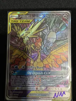 Moltres & Zapdos & Articuno GX Hidden Fates ETB SM210 Promo Pokemon Card - Image 2