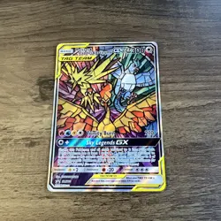 Moltres Zapdos Articuno GX Tag Team SM210 Hidden Fates ETB Promo NM/Mint Pokemon - Image 1