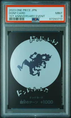 PSA 9 MINT JAPANESE ONE PIECE 2023 DON!! CARD 1ST ANNIVERSARY EVENT LUFFY - Image 1