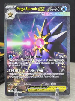 Pokemon Card TCG Mega Starmie EX 118/08 Perfect Order 2026 Holo Rare English NM - Image 5