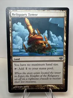 MP Reliquary Tower 143/145 Conflux AUTHENTIC Magic: The Gathering Card - Image 1