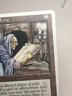 HP+ Library of Leng Fourth Edition AUTHENTIC 1995 Magic: The Gathering Card - Image 5