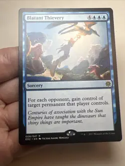 LP- Blatant Thievery #8 Explorers of Ixalan AUTHENTIC Magic: The Gathering Card - Image 3