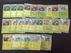 Pokemon Card Bulbasaur Ivysaur Venusaur 23x Card Lot Holo/Reverse Holo - Image 1