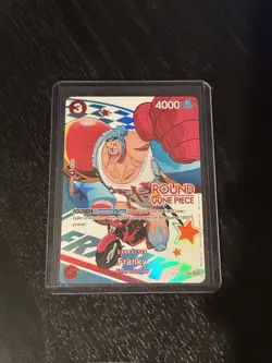 Bandai One Piece Card Game Franky ST01-010 ROUND 1 Promo Pack Promo Card - Image 1