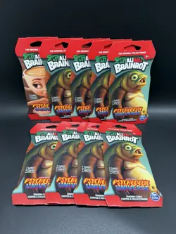 Lot of (9) Italian Brain Rot Psychedelic Sleeved Booster Pack 7 Cards Sealed NEW - Image 1