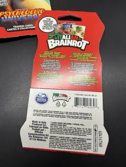 Lot of (9) Italian Brain Rot Psychedelic Sleeved Booster Pack 7 Cards Sealed NEW - Image 4