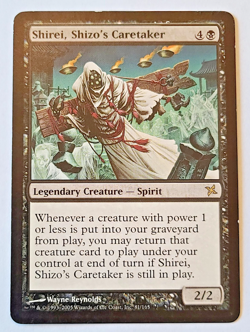 Magic MTG: Shirei, Shizo's Caretaker Betrayers of Kamigawa #81/165 LP - Image 1