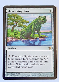 Magic MTG: Slumbering Tora Betrayers of Kamigawa #161/165 Rare LP - Image 1