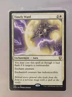 Timely Ward 363 Rare Commander Legends Magic: The Gathering NM - Image 1