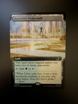 MTG Marvel Super Heroes Bountiful Promenade Extended Art 0461 Non-Foil - Image 1