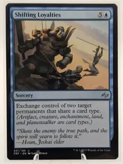 Shifting Loyalties | MTG Fate Reforged | EDH Steal & Theft Effect | LP - Image 1