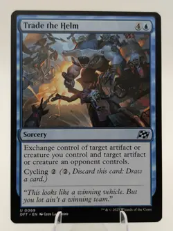 Trade the Helm | MTG DFT | EDH Commander Blue Exchange Control Cycling | NEW NM - Image 1