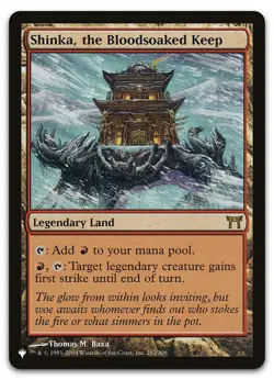 Shinka, the Bloodsoaked Keep #282/306 (NM) List Reprints LIST LIST Magic MTG - Image 1