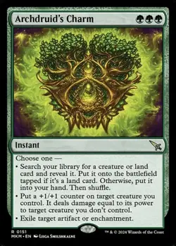 Archdruid's Charm MKM LP MTG - Image 1