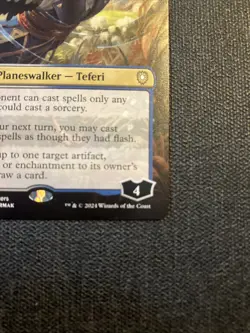 Magic MTG - Teferi, Time Raveler *Borderless* Commander: Bloomburrow NM Mythic! - Image 4