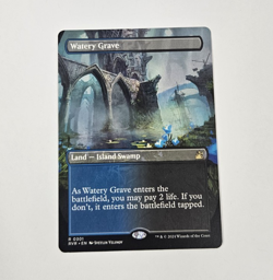 Magic: The Gathering Watery Grave 0301 Rare Borderless Land RVR Regular EN - Image 1