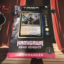 MTG Kamigawa Neon Dynasty - Commander Deck, Buckle Up, New / Sealed 195166105352 - Image 1