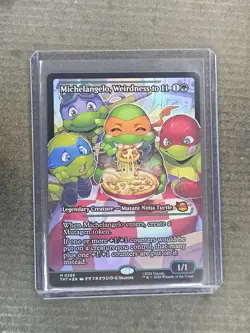 MTG Teenage Mutant Ninja Turtles Michelangelo, Weirdness to 11 TMT M 0288 Mint - Image 1