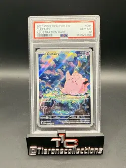2026 POKEMON POR EN-PERFECT ORDER ILLUSTRATION RARE #094 CLEFAIRY PSA 10 - Image 1