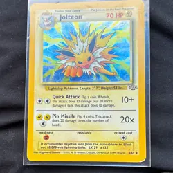 Pokemon TCG Jolteon 4/64 Jungle Holo Rare Unlimited Edition English - Image 1