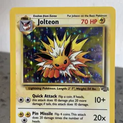 Pokemon TCG Jungle Jolteon 4/64 Holo Rare Unlimited English 70 HP LP/NM - Image 5