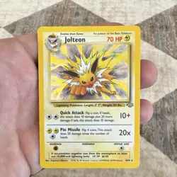 Pokemon TCG Jolteon 4/64 Jungle Holo Rare Unlimited Stage 1 70 HP English - Image 1