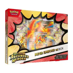 Pokemon Ascended Heroes Booster Bundle 6 Packs SEALED NEW and Mega Emboar EX box - Image 2