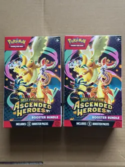 Pokemon TCG Ascended Heroes Booster Bundle Lot of 2 Sealed - Image 1