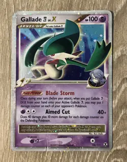 Gallade E4 LV.X 106/111 Holo Rare LV.X Rising Rivals Pokemon MP - Image 1