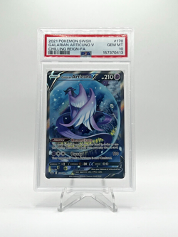 2021 POKEMON SWORD & SHIELD CHILLING REIGN FULL ART/GALARIAN ARTICUNO V PSA 10 - Image 1