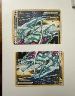 Nintendo Pokemon TCG Platinum Raikou & Suicune LEGEND 92/95 Holo English 2 Cards - Image 1