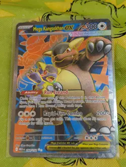 Mega Kangaskhan ex 164/132 Ultra Rare Mega Evolution Pokemon Holo Near Mint - Image 1