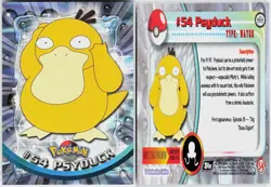 Psyduck #54 Topps Trading Cards Series 1 Pokemon NM - Image 1