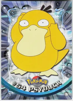 Psyduck #54 Topps Trading Cards Series 1 Pokemon NM - Image 2