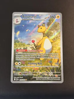 2026 Pokemon - Ampharos 90/86 - Chaos Rising - ILLUSTRATION RARE HOLO - English - Image 1