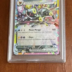 2025 Pokemon Umbreon ex Prismatic Evolutions Rare #060/131 PSA 10 - Image 3