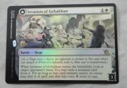 Magic The Gathering Invasion of Gobakhan Foil Prerelease Card NM MOM - Image 1