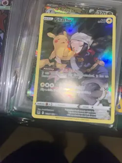 Pokemon TCG Pikachu TG05/TG30 Lost Origin Ultra Rare Holo Full Art - Image 5