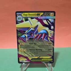 Pokemon TCG Mega Manectric EX 050/132 Me01 Double Rare Holo Stage 1 HP330 Engli… - Image 1