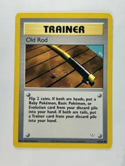 Old Rod 2001 Pokemon Neo Revelation Unlimited Common #64/64 * Light Play - Image 1