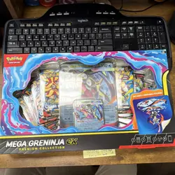 Pokemon TCG Mega Greninja EX Premium Collection Box Booster & Promo English 2026 - Image 1
